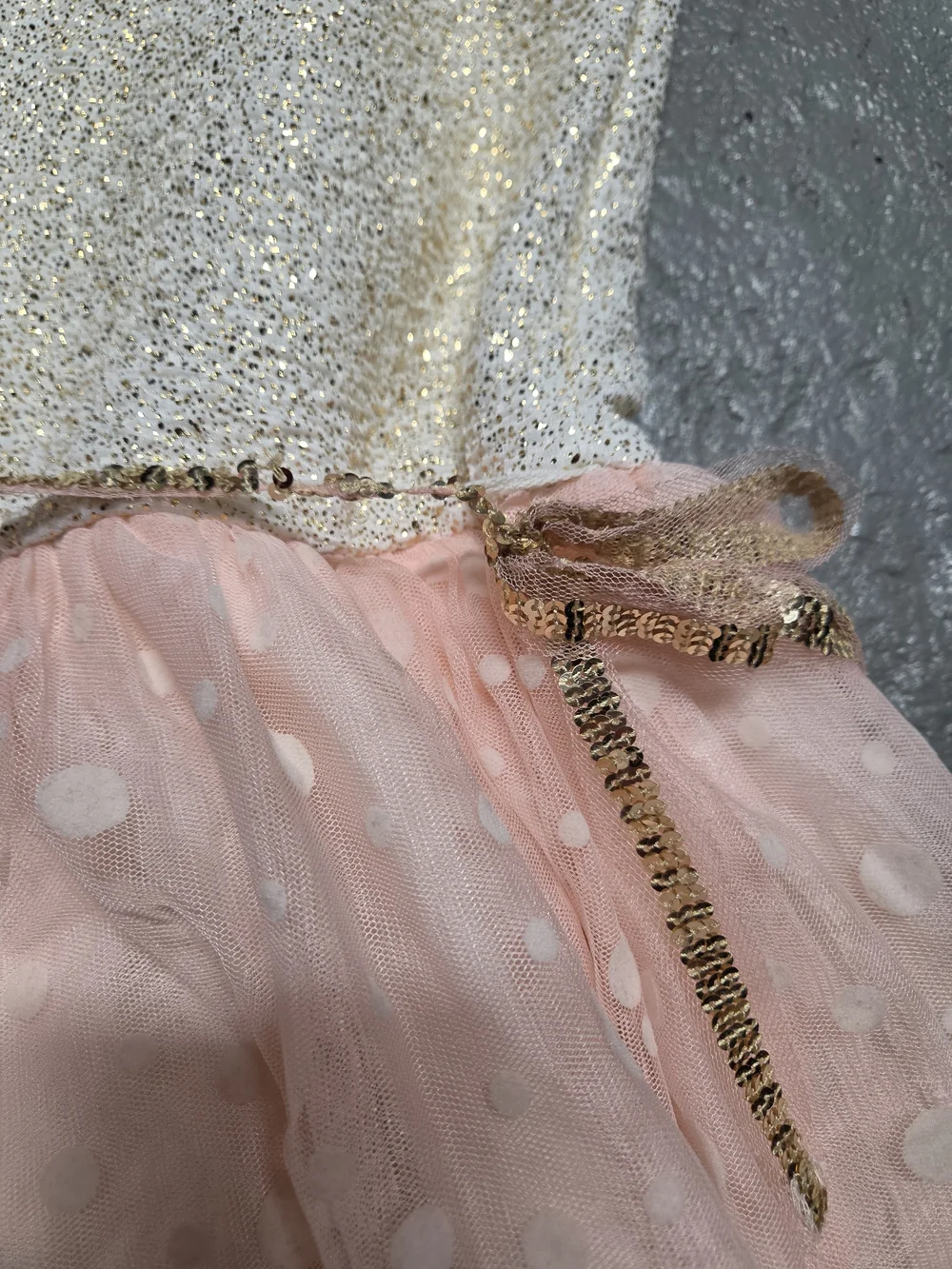 The Children's Place Sparkle Bodice Pink Tulle Party Dress